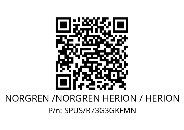   NORGREN /NORGREN HERION / HERION SPUS/R73G3GKFMN