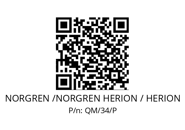   NORGREN /NORGREN HERION / HERION QM/34/P