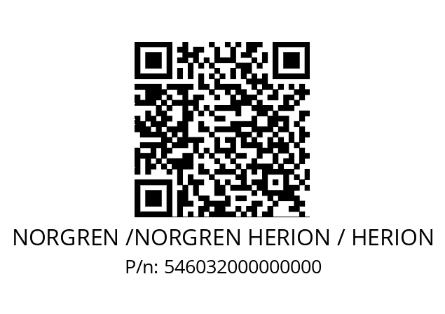   NORGREN /NORGREN HERION / HERION 546032000000000