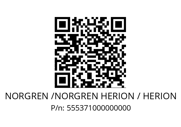   NORGREN /NORGREN HERION / HERION 555371000000000