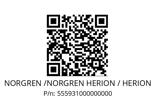   NORGREN /NORGREN HERION / HERION 555931000000000