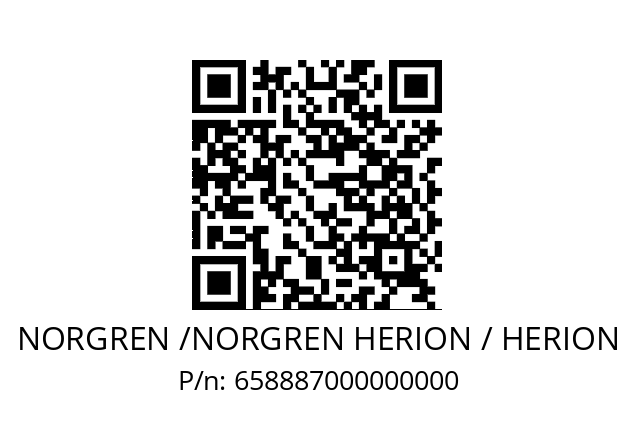   NORGREN /NORGREN HERION / HERION 658887000000000