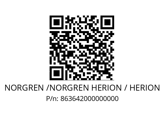   NORGREN /NORGREN HERION / HERION 863642000000000