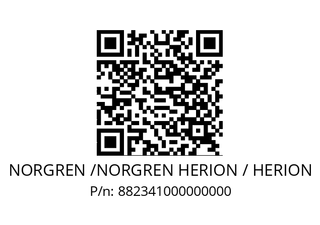   NORGREN /NORGREN HERION / HERION 882341000000000