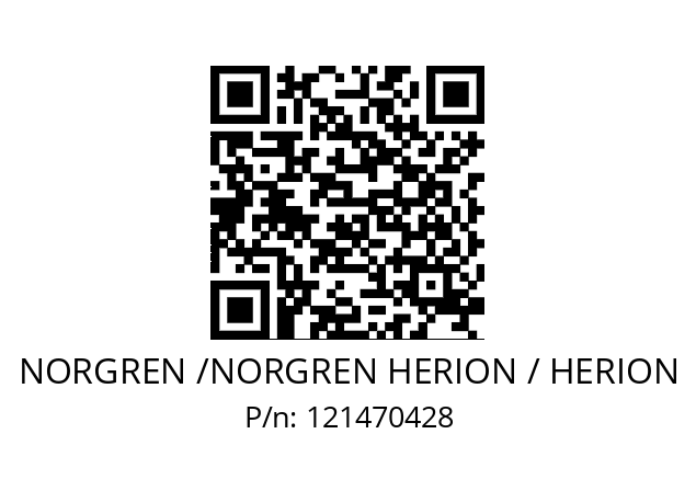   NORGREN /NORGREN HERION / HERION 121470428