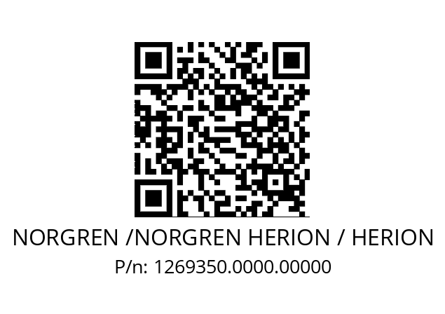   NORGREN /NORGREN HERION / HERION 1269350.0000.00000