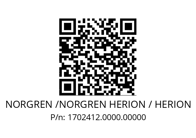   NORGREN /NORGREN HERION / HERION 1702412.0000.00000