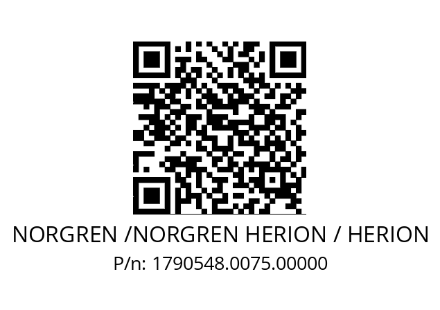   NORGREN /NORGREN HERION / HERION 1790548.0075.00000