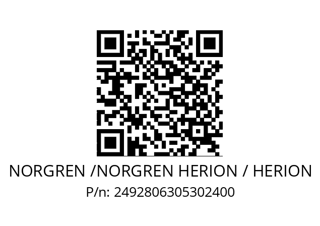   NORGREN /NORGREN HERION / HERION 2492806305302400