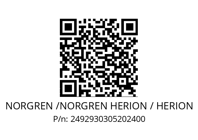   NORGREN /NORGREN HERION / HERION 2492930305202400