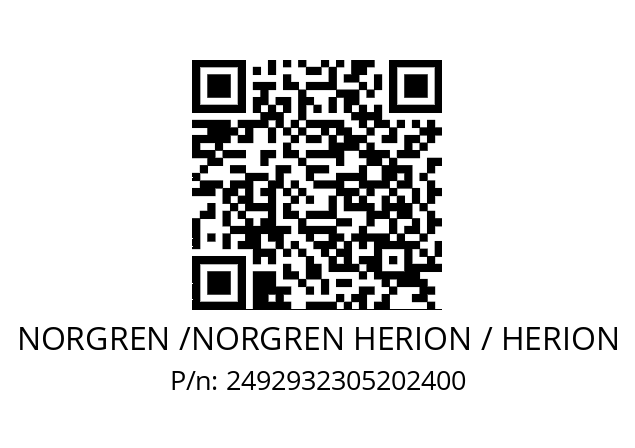   NORGREN /NORGREN HERION / HERION 2492932305202400