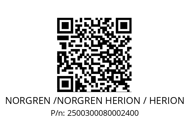   NORGREN /NORGREN HERION / HERION 2500300080002400