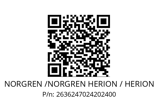   NORGREN /NORGREN HERION / HERION 2636247024202400