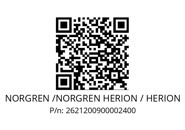   NORGREN /NORGREN HERION / HERION 2621200900002400