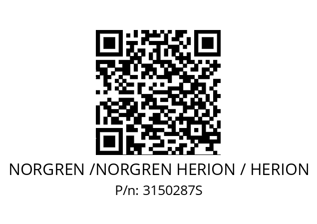   NORGREN /NORGREN HERION / HERION 3150287S