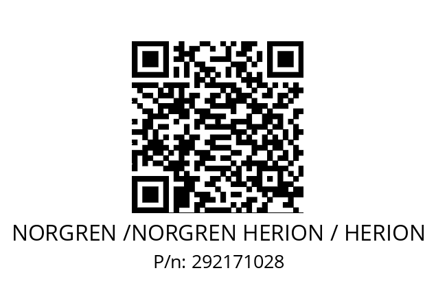   NORGREN /NORGREN HERION / HERION 292171028