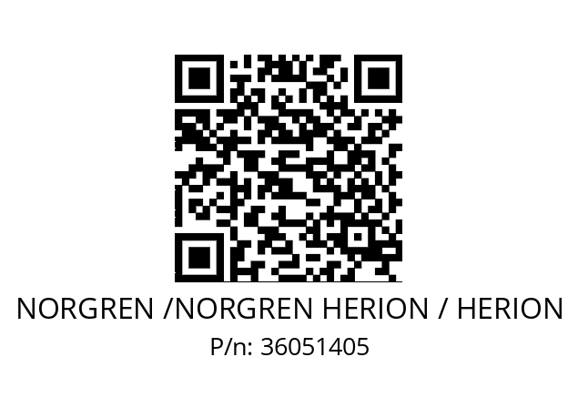   NORGREN /NORGREN HERION / HERION 36051405