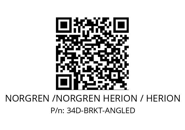 Adaptor  NORGREN /NORGREN HERION / HERION 34D-BRKT-ANGLED