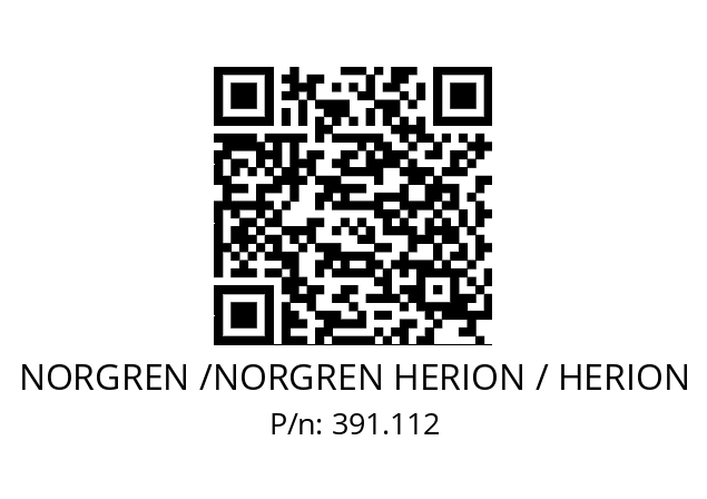   NORGREN /NORGREN HERION / HERION 391.112