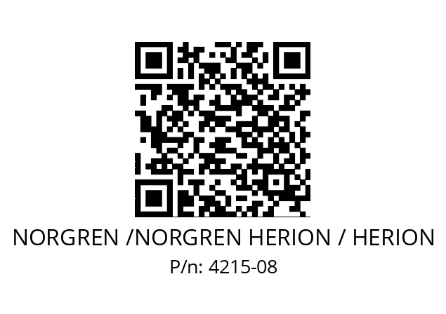   NORGREN /NORGREN HERION / HERION 4215-08