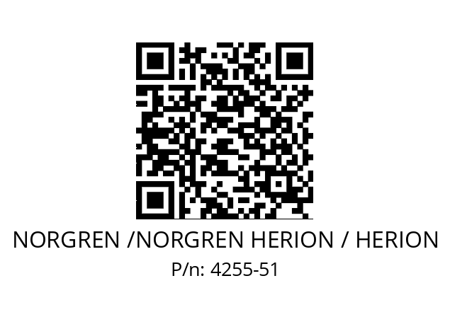   NORGREN /NORGREN HERION / HERION 4255-51