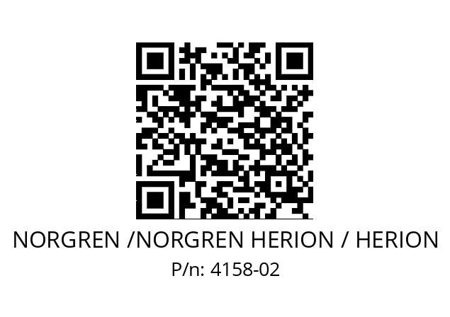   NORGREN /NORGREN HERION / HERION 4158-02