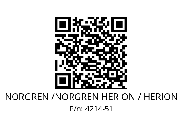   NORGREN /NORGREN HERION / HERION 4214-51