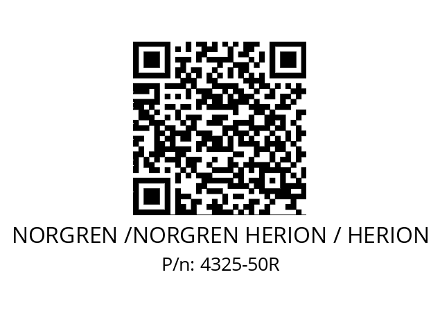   NORGREN /NORGREN HERION / HERION 4325-50R