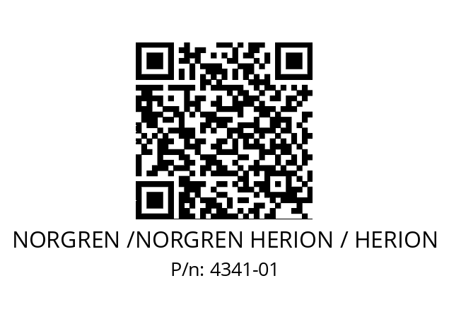   NORGREN /NORGREN HERION / HERION 4341-01