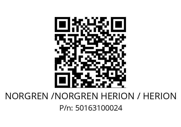   NORGREN /NORGREN HERION / HERION 50163100024