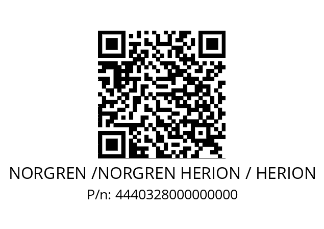   NORGREN /NORGREN HERION / HERION 4440328000000000