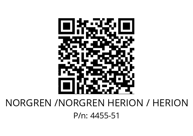   NORGREN /NORGREN HERION / HERION 4455-51