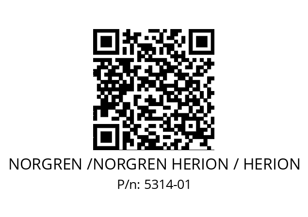   NORGREN /NORGREN HERION / HERION 5314-01