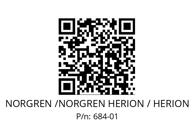   NORGREN /NORGREN HERION / HERION 684-01