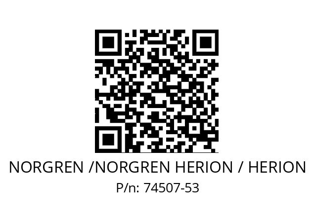   NORGREN /NORGREN HERION / HERION 74507-53