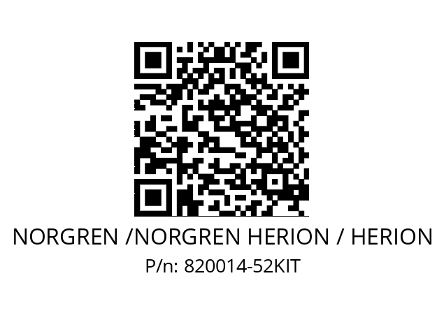   NORGREN /NORGREN HERION / HERION 820014-52KIT