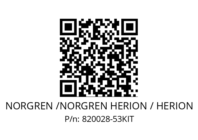   NORGREN /NORGREN HERION / HERION 820028-53KIT