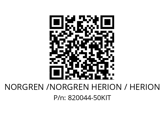   NORGREN /NORGREN HERION / HERION 820044-50KIT