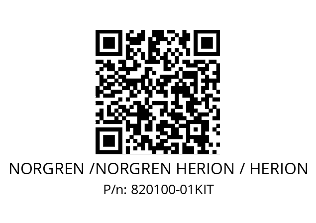   NORGREN /NORGREN HERION / HERION 820100-01KIT