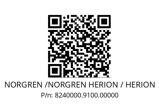   NORGREN /NORGREN HERION / HERION 8240000.9100.00000