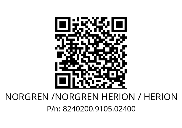   NORGREN /NORGREN HERION / HERION 8240200.9105.02400