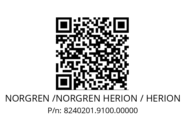   NORGREN /NORGREN HERION / HERION 8240201.9100.00000