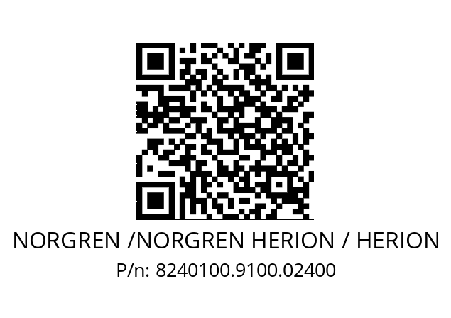   NORGREN /NORGREN HERION / HERION 8240100.9100.02400