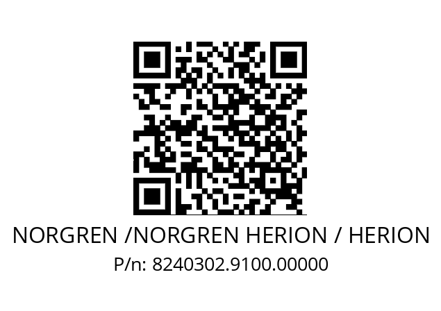   NORGREN /NORGREN HERION / HERION 8240302.9100.00000