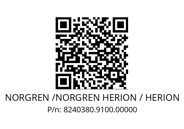   NORGREN /NORGREN HERION / HERION 8240380.9100.00000