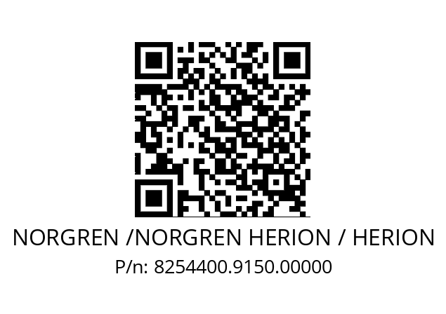   NORGREN /NORGREN HERION / HERION 8254400.9150.00000