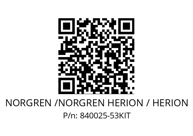   NORGREN /NORGREN HERION / HERION 840025-53KIT