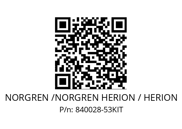   NORGREN /NORGREN HERION / HERION 840028-53KIT