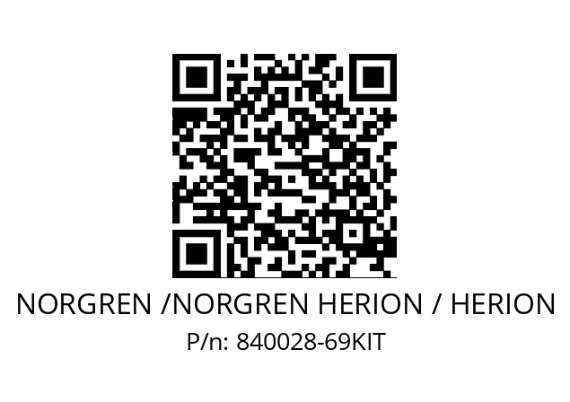   NORGREN /NORGREN HERION / HERION 840028-69KIT