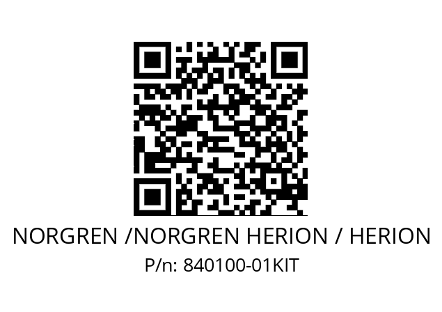   NORGREN /NORGREN HERION / HERION 840100-01KIT